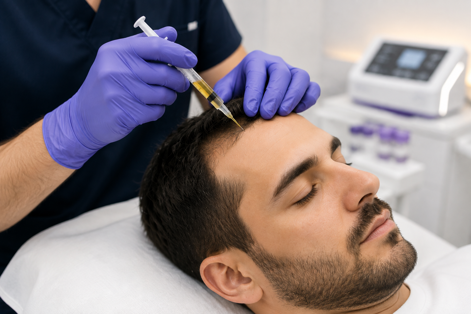 Scalp injection